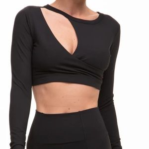 N:Philanthropy NWT Crop Roxbury Asymmetical Active Stretchy Top Small